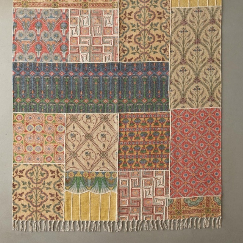 Urban Outfitters Patchwork Geometric 5 x7 new without tags
